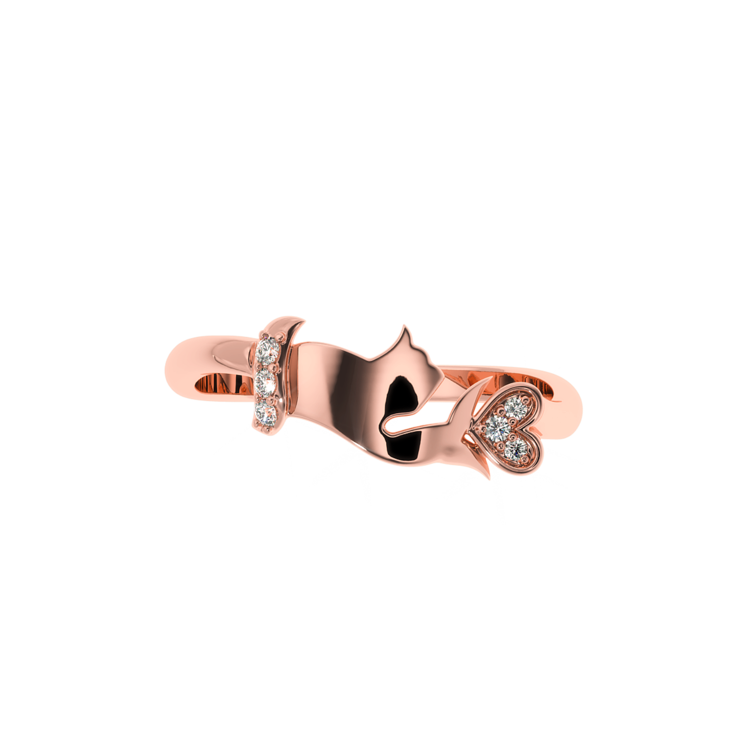 Buy Pawprints of Love Natural Diamond Ring | Solitairekart